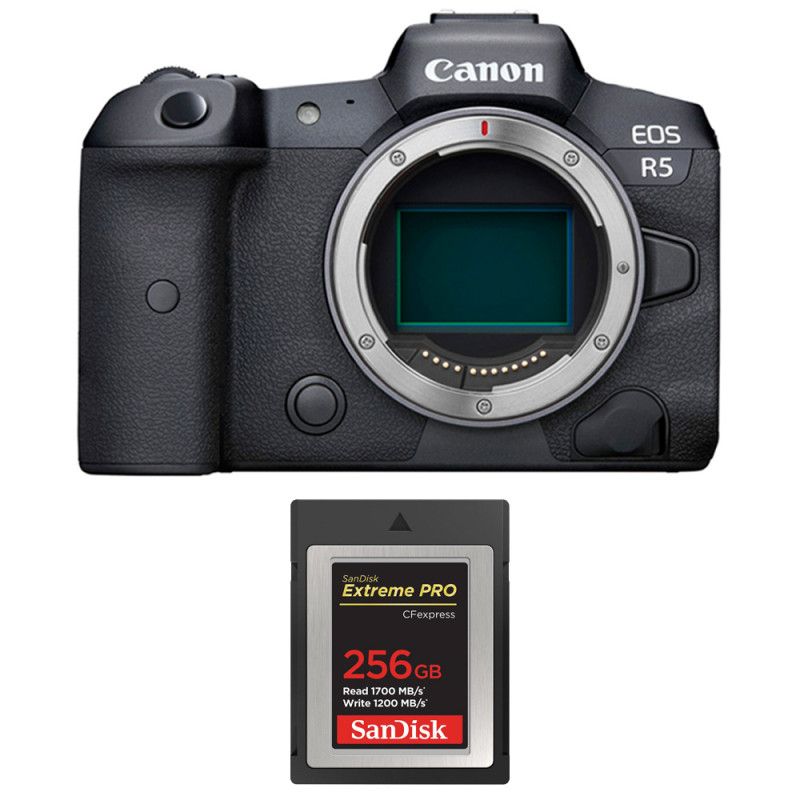Canon EOS R5 Nu + SanDisk Extreme PRO CFexpress Type B - vue 4