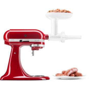 KitchenAid 5KSMSSA Ensemble de bourrage de saucisses en forme de corne pour batteur sur socle pour Artisan 5KSM150 5KSM175 5KSM7580 KSM150 RRK150 Mini 5KSM3311 Professional 600 Series