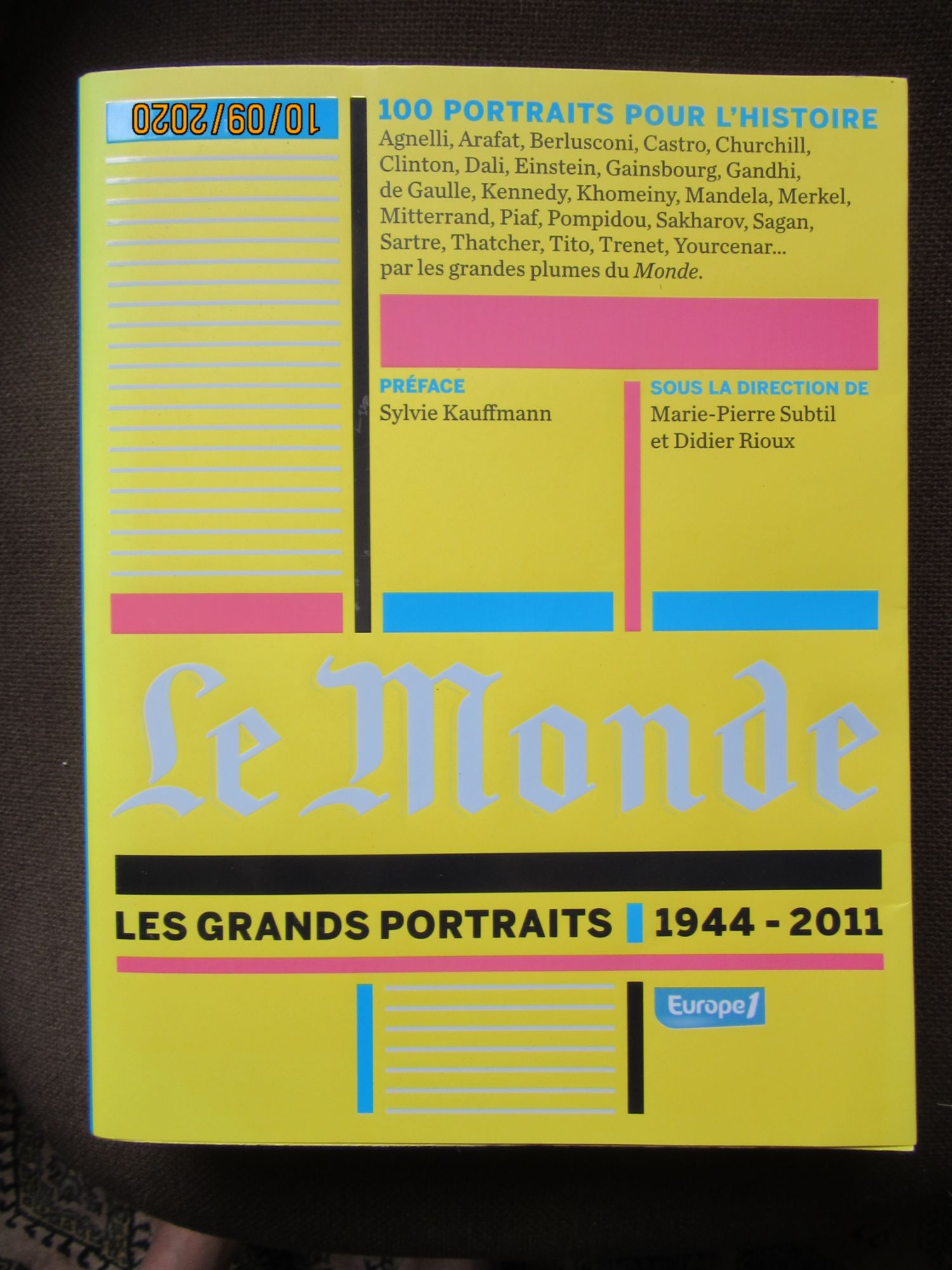 Le Monde : Les grands portraits. 1944-2011 de Rioux. Didier (2011) Broché