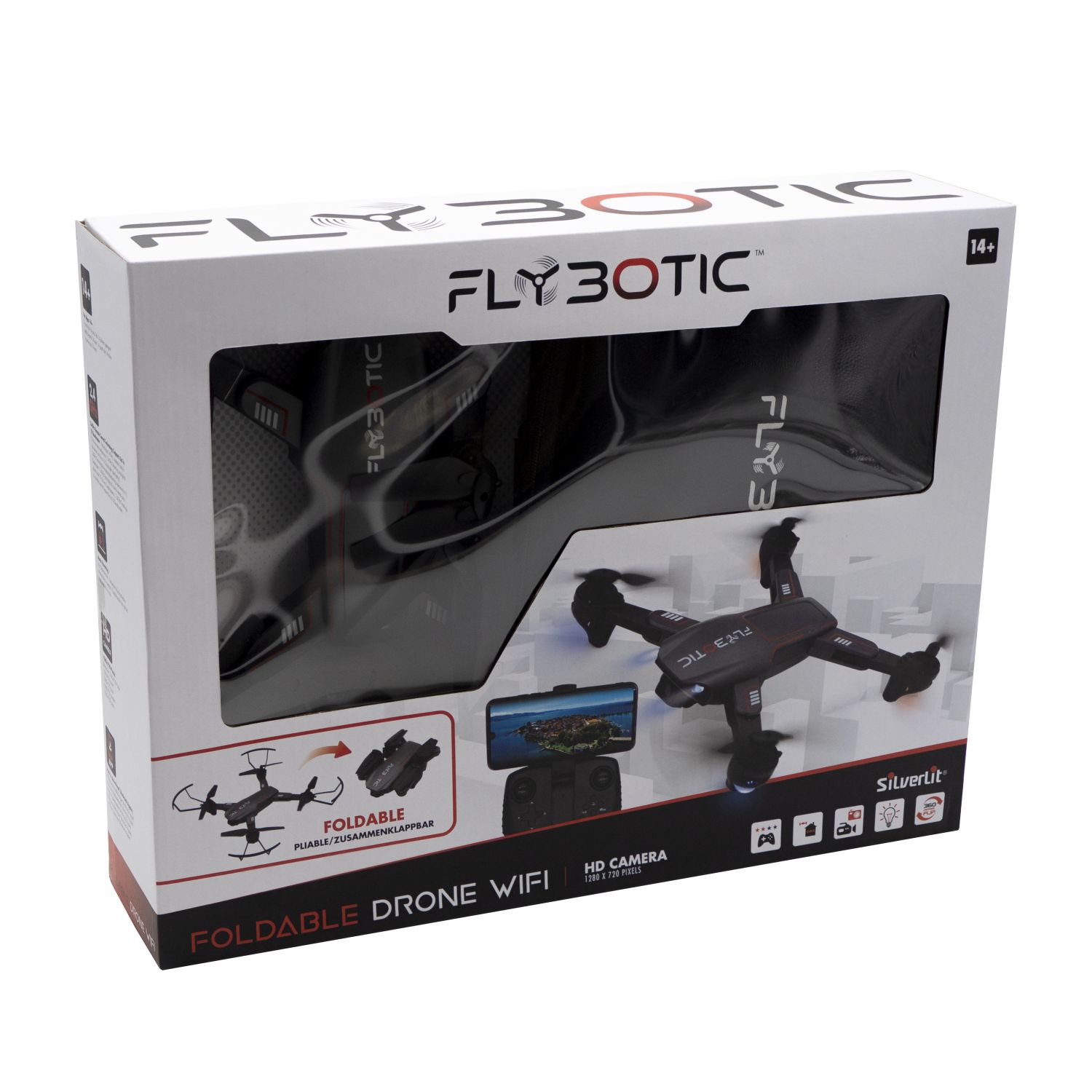 Drone Télécommandé Foldable Avec Wifi 32cm Flybotic By Silverlit La Boite