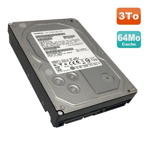 Disque Dur 3To Sata Iii 3.5" Hitachi Hua723030Ala641 H3U30006472S 0F12471 64Mo