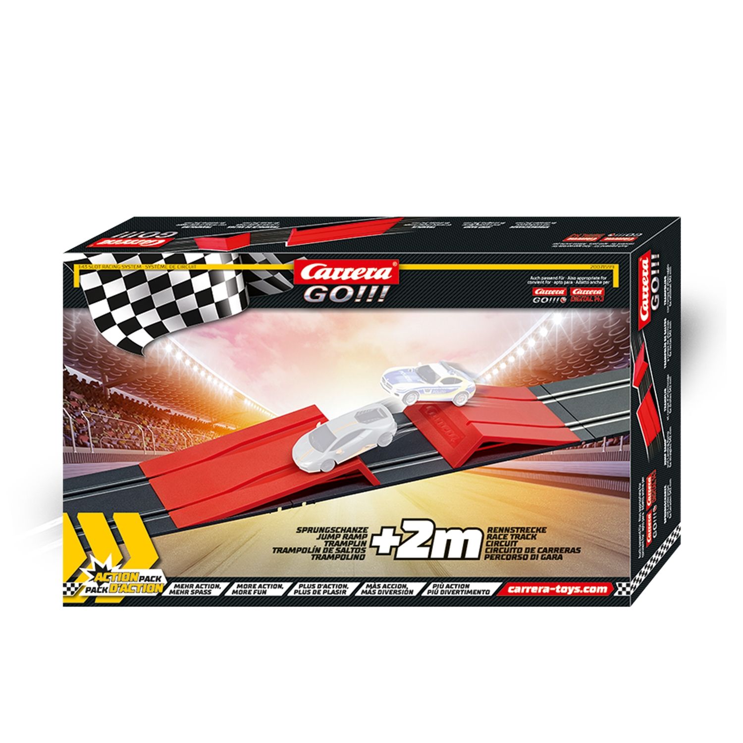 Action pack rampe de saut Carrera 143 Revell Carrera - vue 2