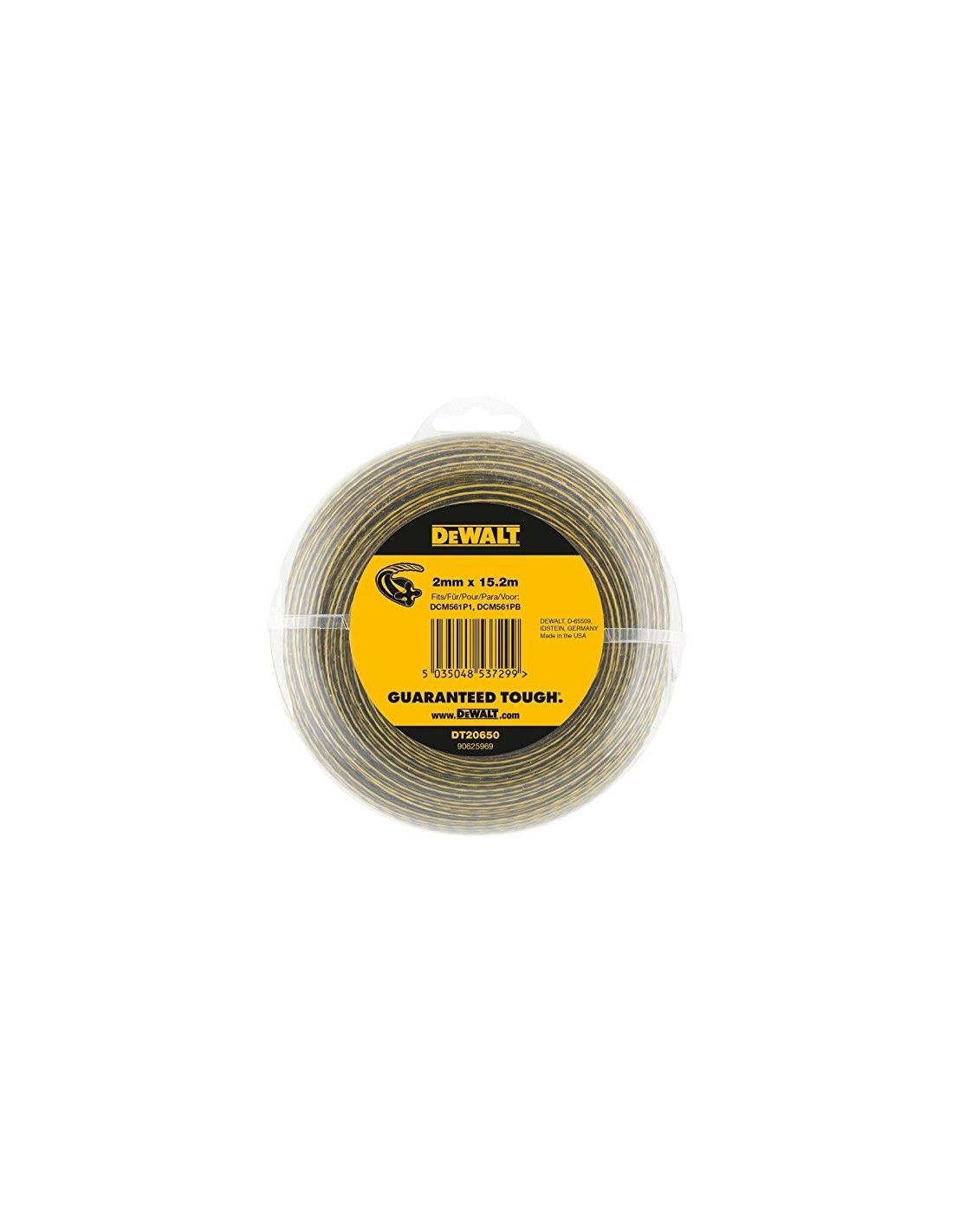 Câble de rechange DEWALT DT20650 2 mm x 15.2 pour Coupe Bordures DEWALT DCM561P1 DCM561PB