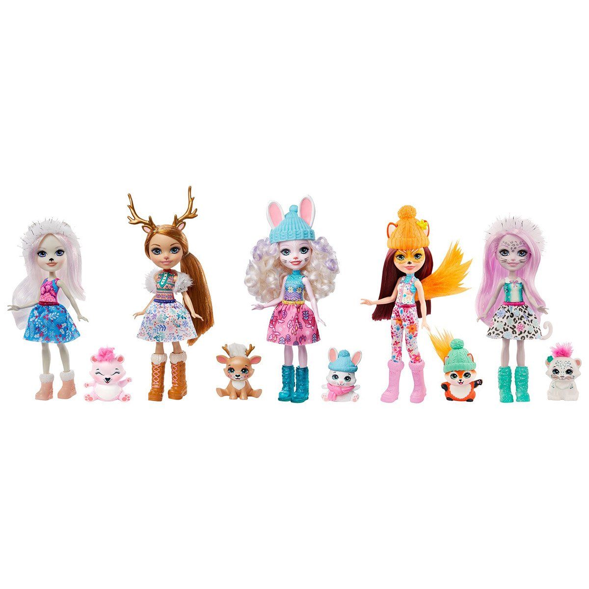 Coffret 5 Poupées Enchantimals