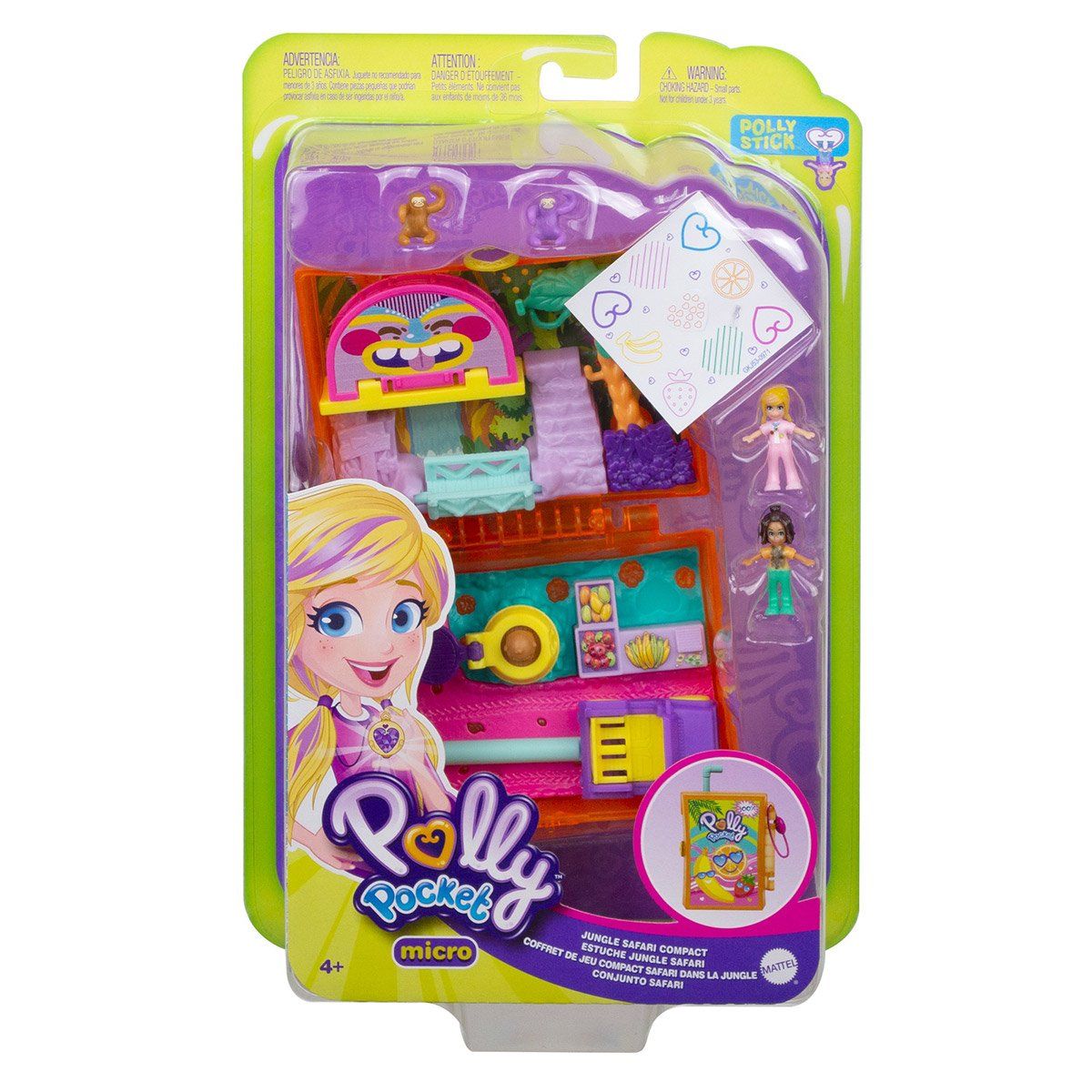 Polly Pocket - Coffret Jus De Fruits Safari