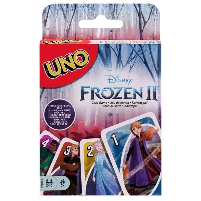 Uno La Reine Des Neiges 2 Jeu De Societe Et + Mattel Games
