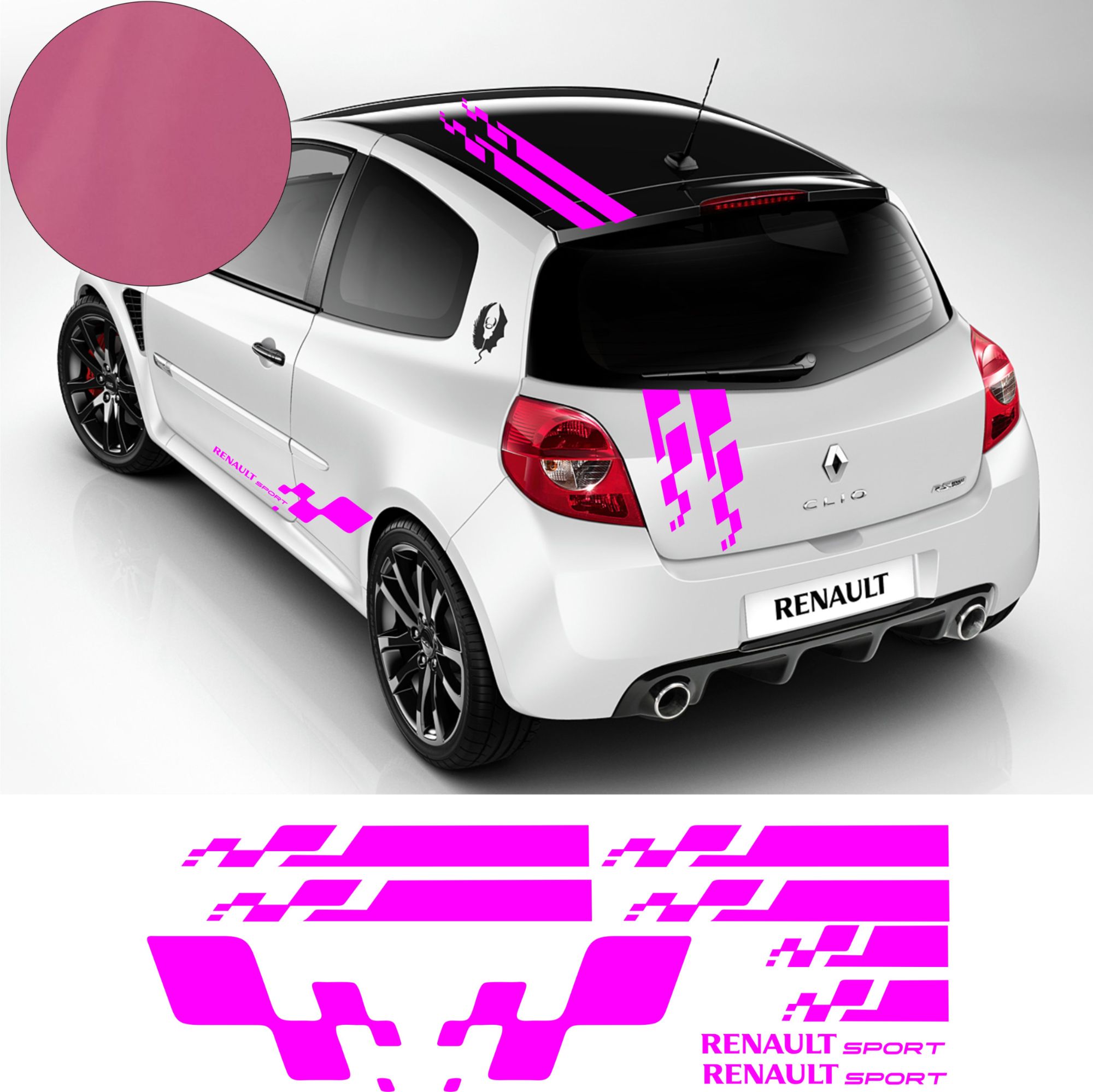 Autocollant Renault Clio d’occasion Autocollant Renault Clio d’occasion