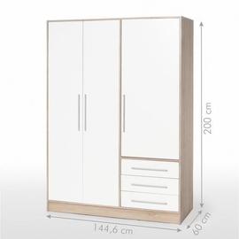 Achat Armoire Chambre Bois Pas Cher Ou D Occasion Rakuten