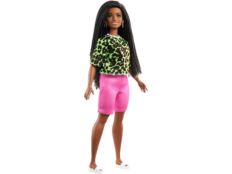 Barbie Fashionistas Neon Leopard Shirt Mattel Ghw58