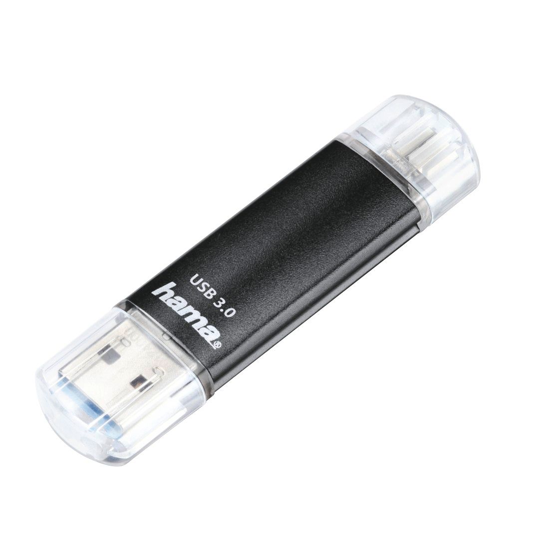 Clé USB Laeta Twin, USB 3.0, 256GB, 40MB/s, noire