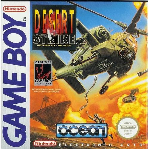 Desert Strike (Version Euro Noir Et Blanc) Game Boy