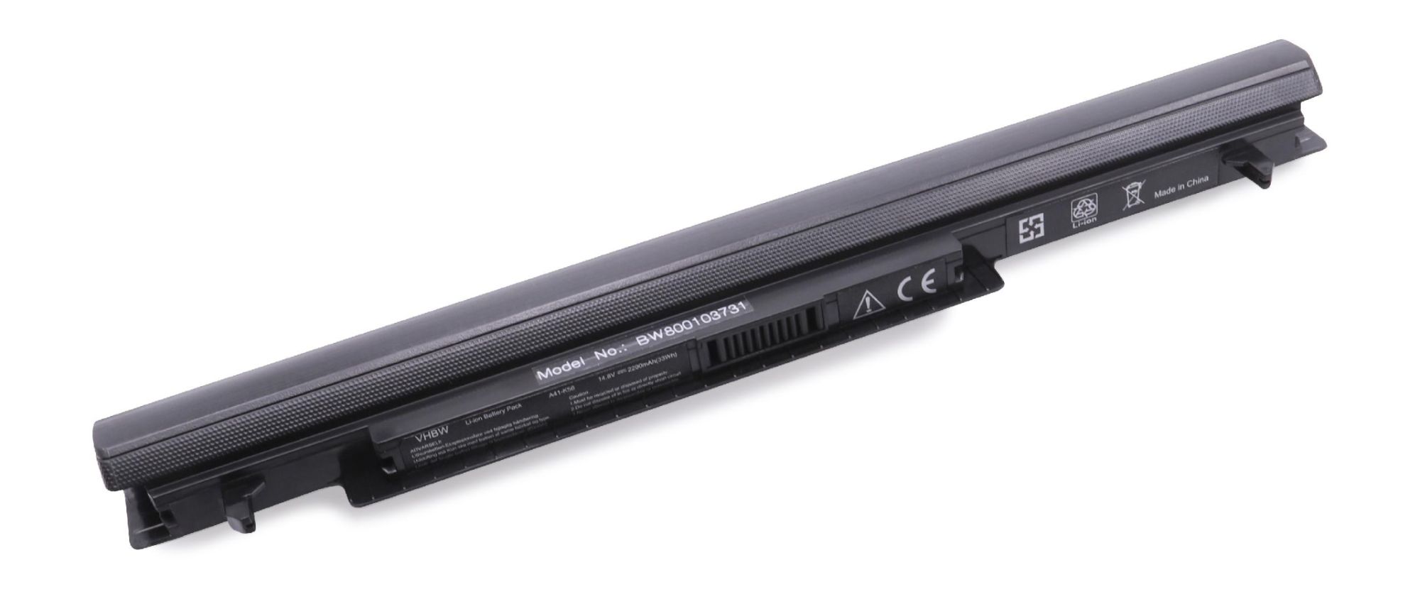 vhbw Li-Ion batterie 2200mAh (14.8V) pour ordinateur, pc Asus S46 Ultrabook, S46C, S46CA, S46CA-WX016 comme A42-K56, A31-K56, A32-K56, A41-K56.