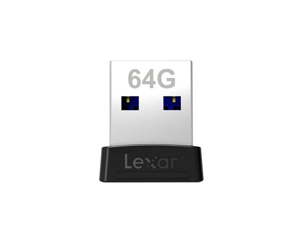 Lexar JumpDrive s47 - Clé USB - 64 Go - USB 3.1 - noir Lexar JumpDrive s47 - Clé USB - 64 Go - USB 3.1 - noir
