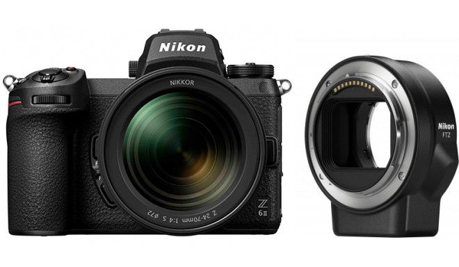 Nikon Z6 II + Nikkor Z 24-70mm f/4,0 S + adaptateur monture FTZ Nikon Z6 II + Nikkor Z 24-70mm f/4,0 S + adaptateur monture FTZ