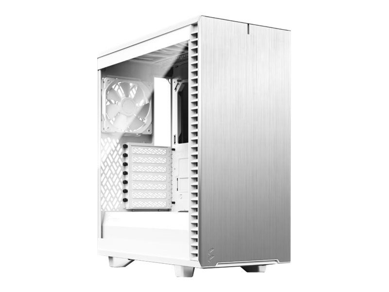 Fractal Design Define 7 Compact Tempered Glass Light - Tour - ATX - panneau latéral fenêtré (verre trempé) - pas d'alimentation (ATX) - blanc - USB/Audio