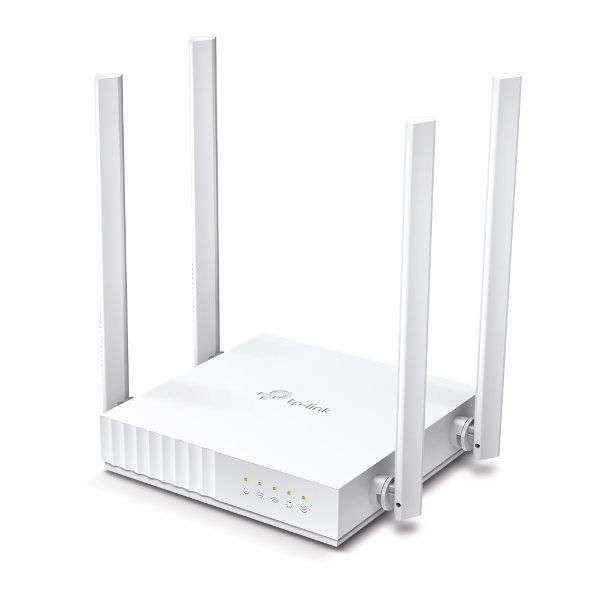 Routeur Wifi Tp-Link Archer C24 Ac750 Double Ap/Routeur, 4x Lan, 1x Wan/ 300mbps 2.4/ 433mbps 5ghz, Droit À La Prise, Intérieur, Ap/Client/Ro