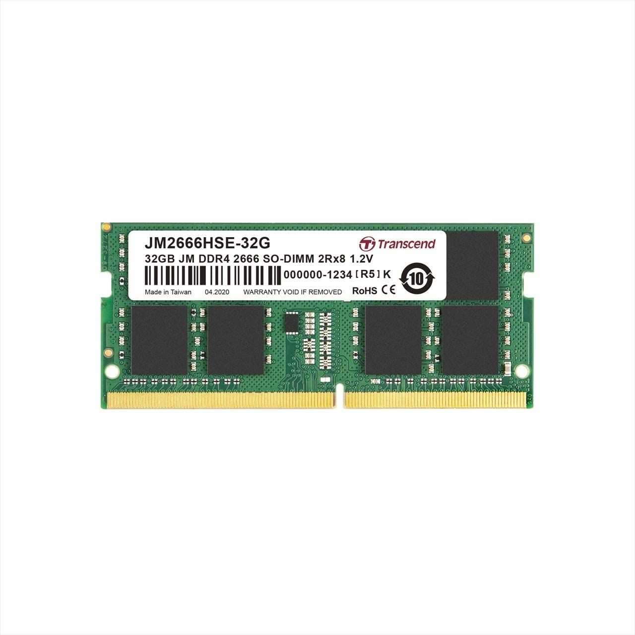 Transcend JetRam JM2666HLE 16G module de mémoire 1 x DDR4 2666 MHz Neuf - vue 5