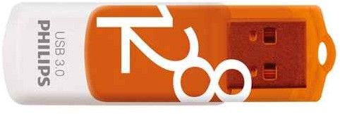Philips Vivid Édition Super Speed clé USB 3.0 avec Capuchon pivotant pour PC Ordinateur Portable Stockage de données informatiques Vitesse de Lecture jusqu'à 100 Mo/