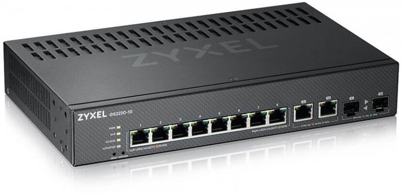 Zyxel GS2220 10 EU0101F commutateur réseau Géré L2 Gigabit Ethernet 101001000 Neuf - vue 4