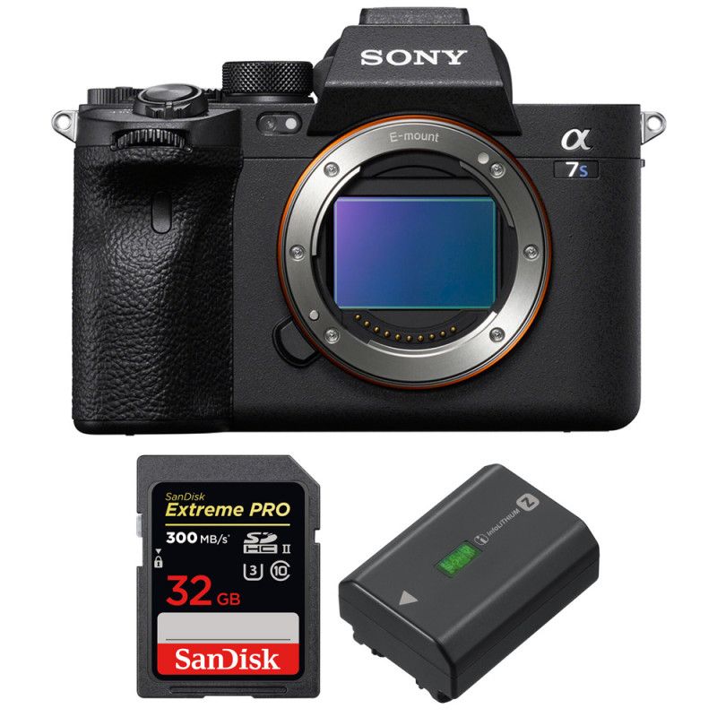 Sony Alpha a7S III Nu + SanDisk Extreme PRO UHS II SDXC 300 MB/ + Sony NP FZ100 Garantie
