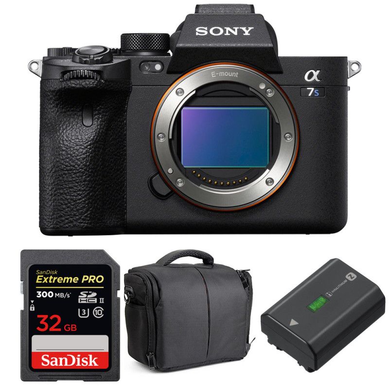 Sony Alpha a7S III Nu + SanDisk Extreme PRO UHS II SDXC 300 MB/ + Sony NP FZ100 + Sac Garantie - vue 3
