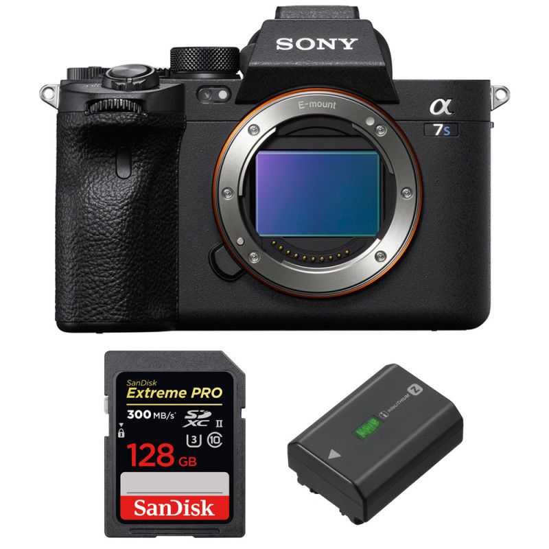 Sony Alpha a7S III Nu + SanDisk Extreme PRO UHS II SDXC 300 MB/ + Sony NP FZ100 Garantie - vue 2