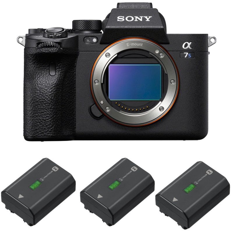 Sony Alpha a7S III Nu + 3 Sony NP FZ100 Garantie