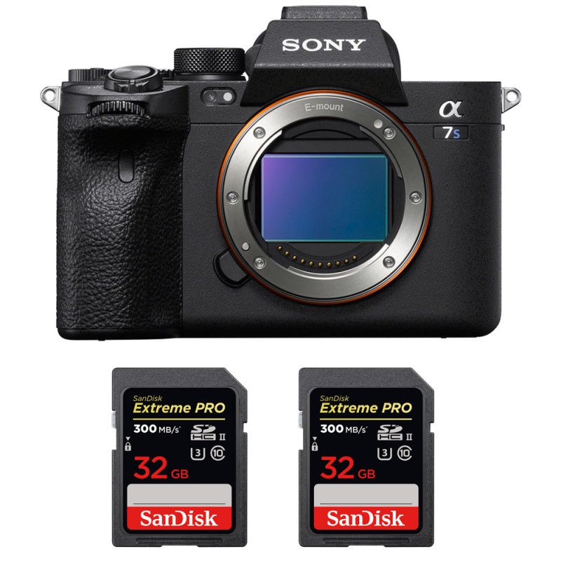 Sony Alpha a7S III Nu + 2 SanDisk Extreme PRO UHS II SDXC 300 MB/ Garantie - vue 2