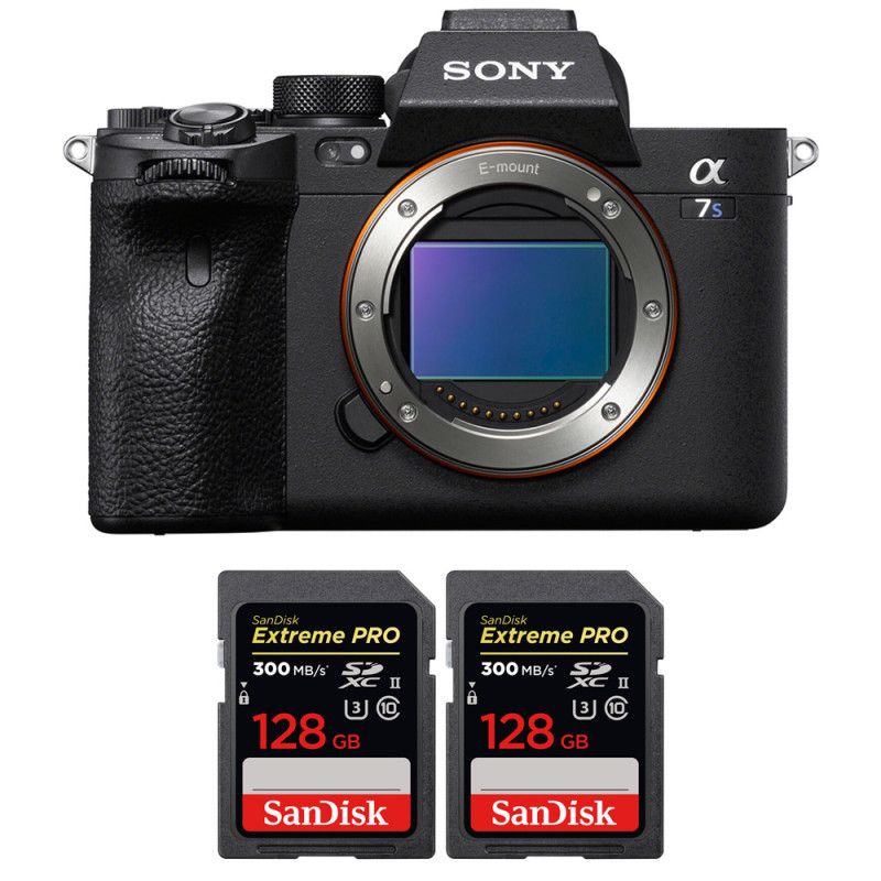 Sony Alpha a7S III Nu + 2 SanDisk Extreme PRO UHS II SDXC 300 MB/ Garantie
