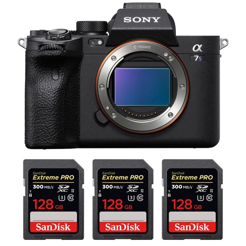 Sony Alpha a7S III Nu + 3 SanDisk Extreme PRO UHS II SDXC 300 MB/ Garantie - vue 2