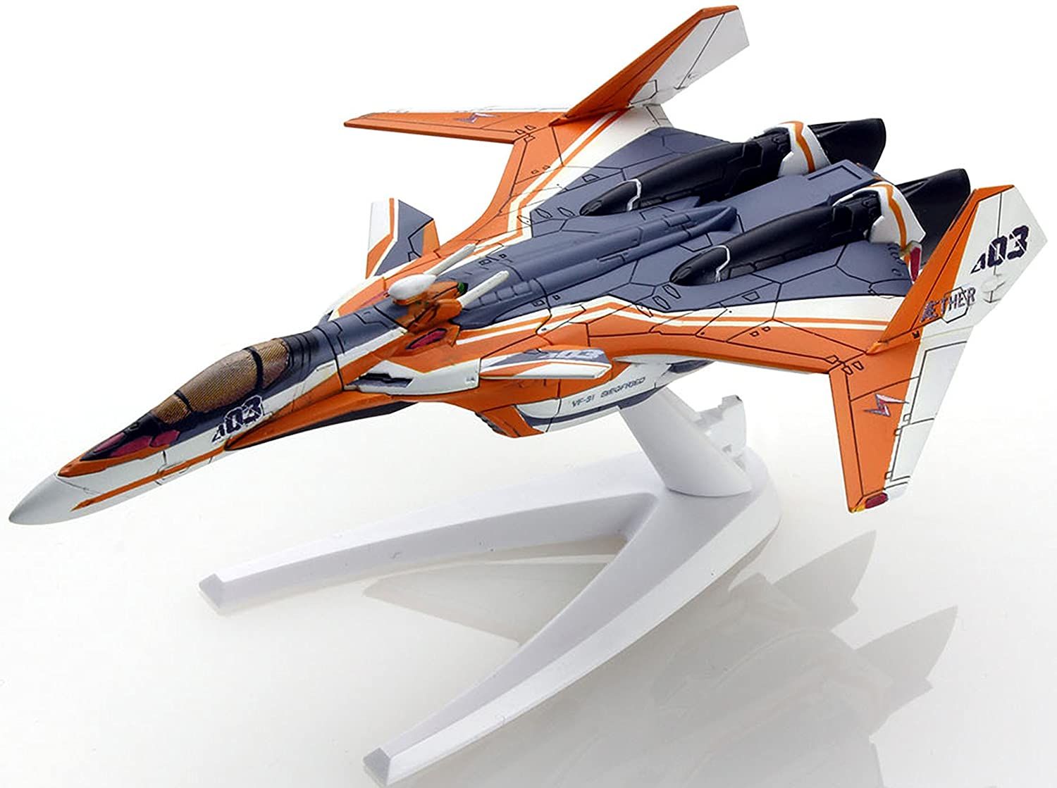 Mechanical Collection Macross Delta Vf 31e Siegfried Fighter Mode Chuck Mustang Plamodel [Import Japonais] - vue 3