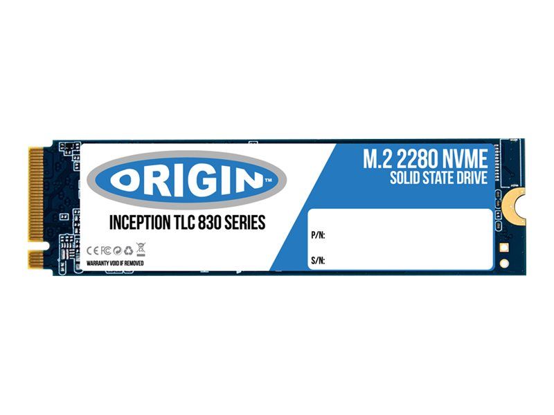 Origin Storage Inception .2 NVMe 3D TLC SSD interne .2 2280 PCIe 3.1 NVMe - vue 2