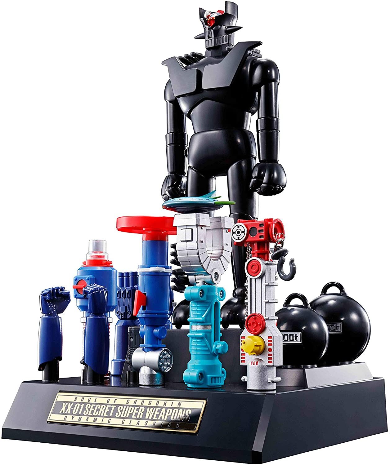 Soul Of Chogokin Gx Xx01 D.C. Series Compatible Xx Project Secret Super Weapon Set 01 Diecast & Painted Abs Super Figure [Import Japonais]