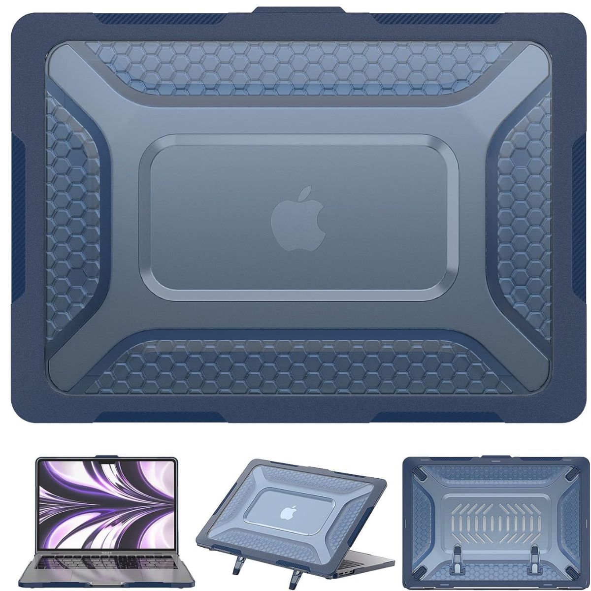 Coque Life Armor pour MacBook Pro 16 M2 bleu