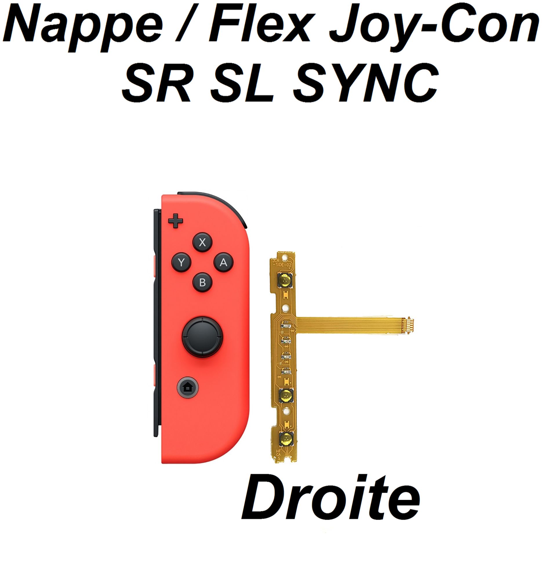 Nappe Bouton Nintendo Switch Touche Sr-Sl Sync Manette Joycon Flex Joy-Con Ruban