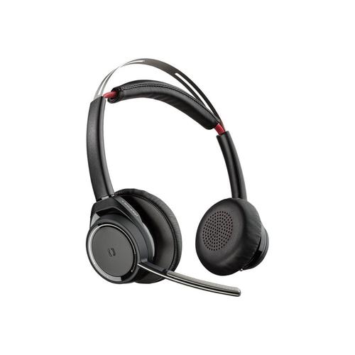 Poly Voyager Focus Uc B825-M - Micro-Casque - Sur-Oreille - Bluetooth - Sans Fil - Suppresseur De Bruit Actif