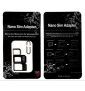 Adaptateur De Carte Sim 3 En 1 Pour Asus Rog Phone Ii Smartphone Micro-Sim Nano-Sim Universel