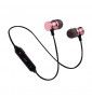 Ecouteurs Bluetooth Metal pour NUBIA Z20 Smartphone Sans Fil Telecommande Son Main Libre INTRA-AURICULAIRE Universel - ROSE