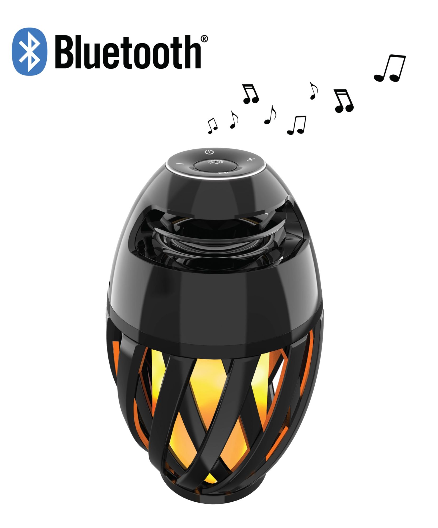 Enceinte Bluetooth® Flamme LED
