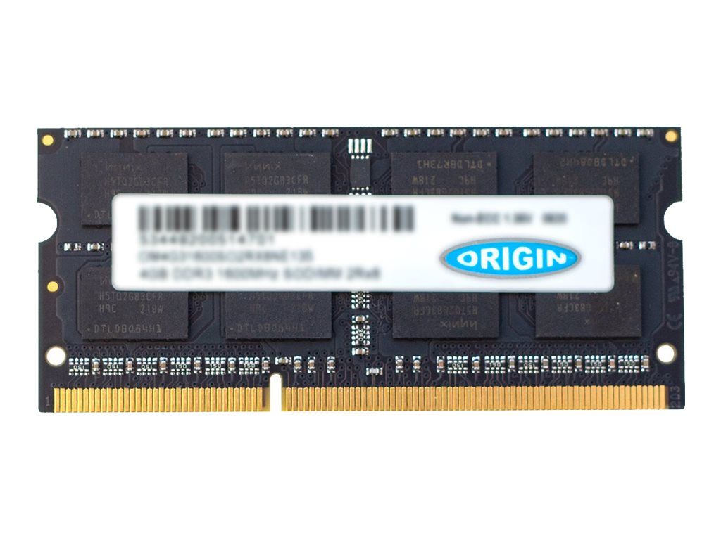 Origin Storage DDR3 module 8 Go SO DIMM 204 broches 1600 MHz / PC3 12800 mémoire sans tampon non ECC pour Dell Latitude E5540 - vue 7