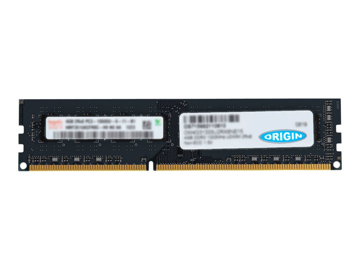 Origin Storage 4GB DDR3 1600MHz UDIMM 1Rx8 Non ECC 1.35V module de mémoire 4 Go 1 x 4 Go Neuf - vue 9