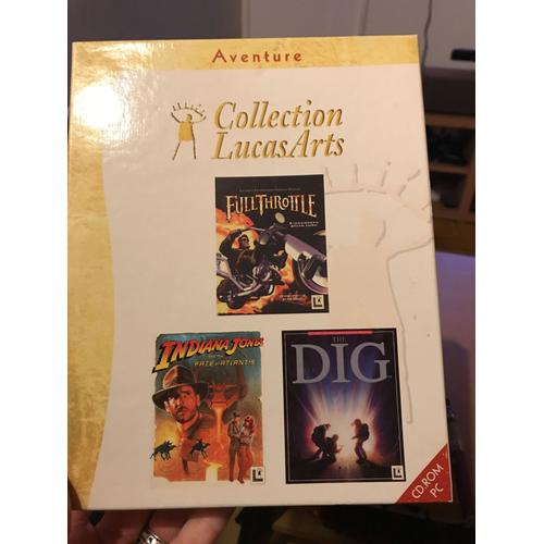 Coffret Full Throttle + Indiana Jones And The Fate Of Atlantis + The Dig