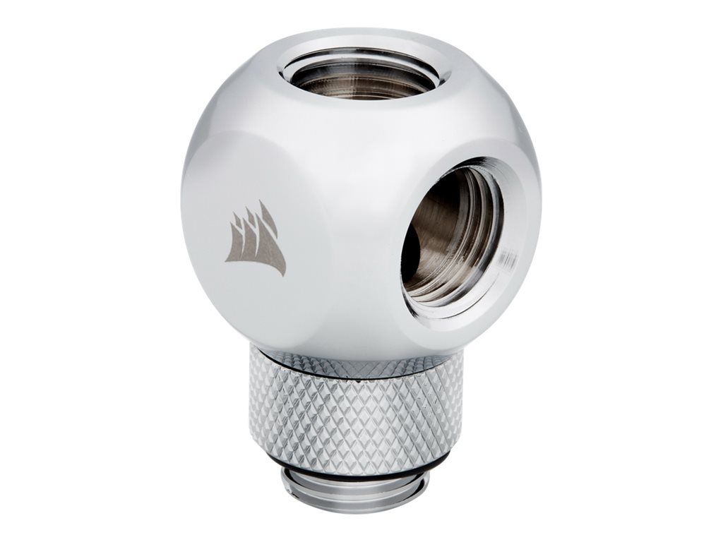 Corsair Hydro X Series XF Embout Splitter Y rotatif Chrome - vue 4