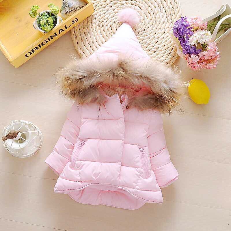 Doudoune Fille-Garçon Bébé De Marque Enfants Manteau À Capuche Chaude Parka D'hiver -Zs306958