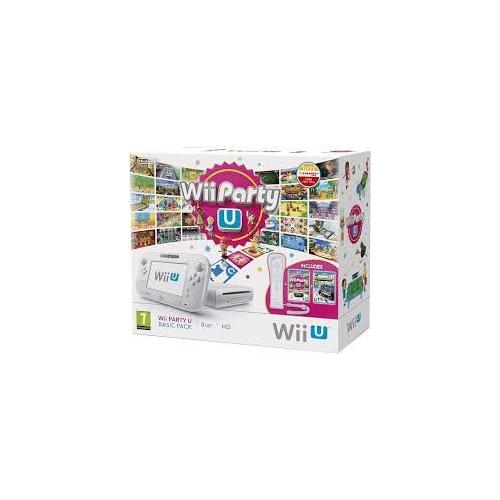 Pack Console Wii U - Party Blanche Avec 2 Jeux Wii Party Nintendoland