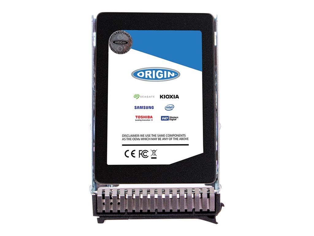 Origin Storage - SSD - 480 Go - échangeable à chaud - 2.5" - SATA 6Gb/s - pour Lenovo System x3550 M5; ThinkSystem SR530; SR550; SR570; SR590; SR630; SR650; SR850; ST550