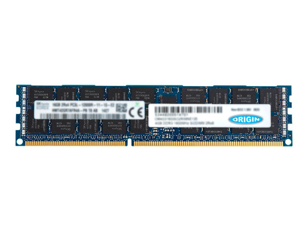 Origin Storage DDR3 module DIMM 240 broches 1600 MHz / PC3 12800 1.5 V mémoire enregistré ECC pour Dell PowerEdge C6145 C6220 C8220 M420 M520 M620 M820 M915 R415...