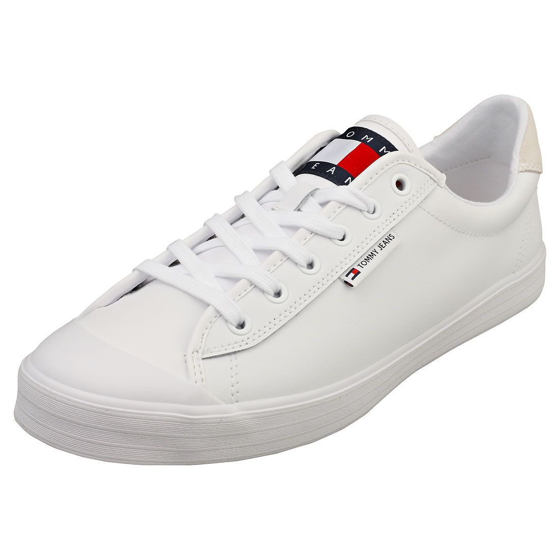 Tommy Jeans Vulcanized Bumper Homme Baskets Blanc - 41