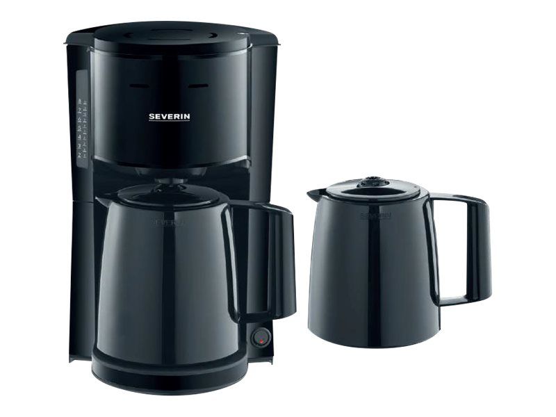 Cafetière filtre isotherme SEVERIN KA9252 avec 2 verseuses 16 tasses Inox - vue 2