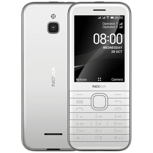 Nokia 8000 4G (2020) Dual Sim 4 Go Blanc